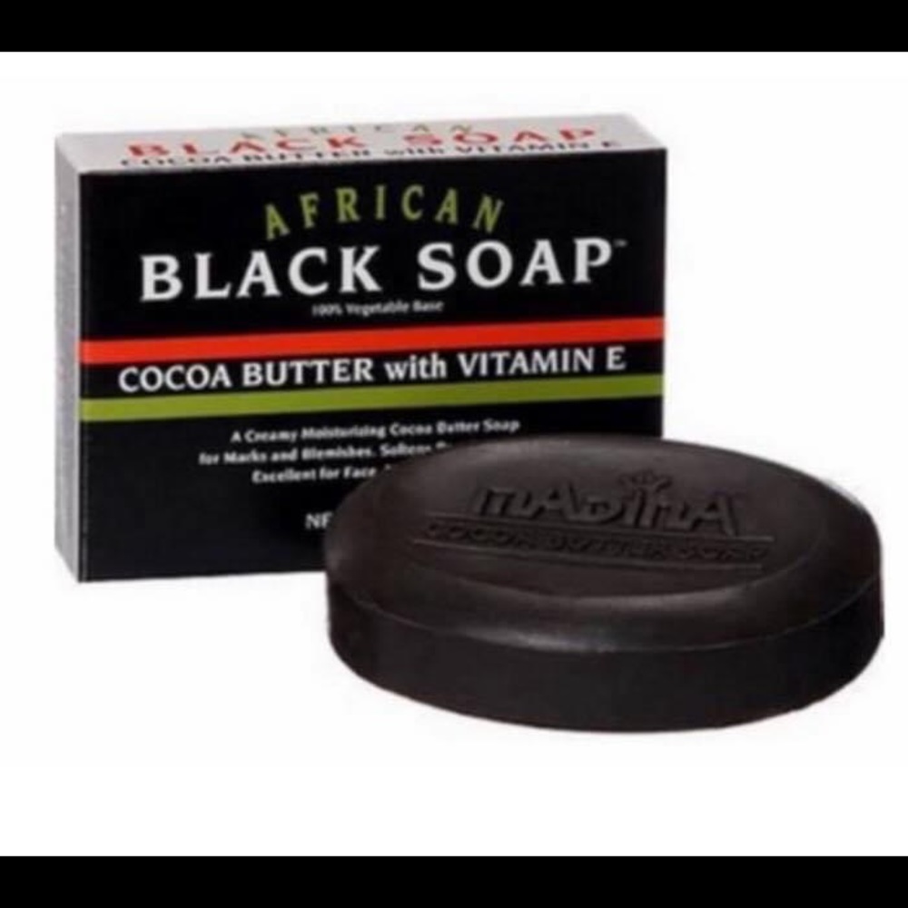 African Black Soap.Each Bar